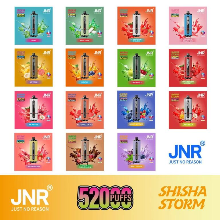 JNR-52k-768x768-1.jpeg JNR Shisha Storm 52000 Puffs Disposable Vape - Image 1